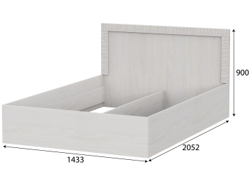 Недорогая кровать Дельта