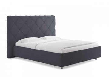 Двуспальная кровать Manhatten графитовый диагональ
