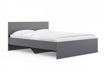 Полутораспальная кровать Mariana графит лдсп