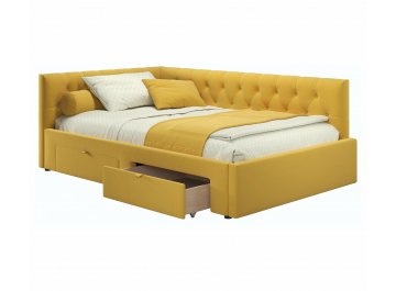 Полутораспальная кровать Afelia желтый