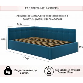 Полутораспальная кровать Bonna
