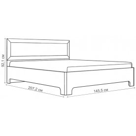 Полутораспальная кровать Трейв Нео 1