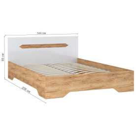 Полутораспальная кровать Валирия КР 031