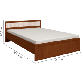 Полутораспальная кровать Милана 2 140x200