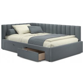 Тахта Milena серый