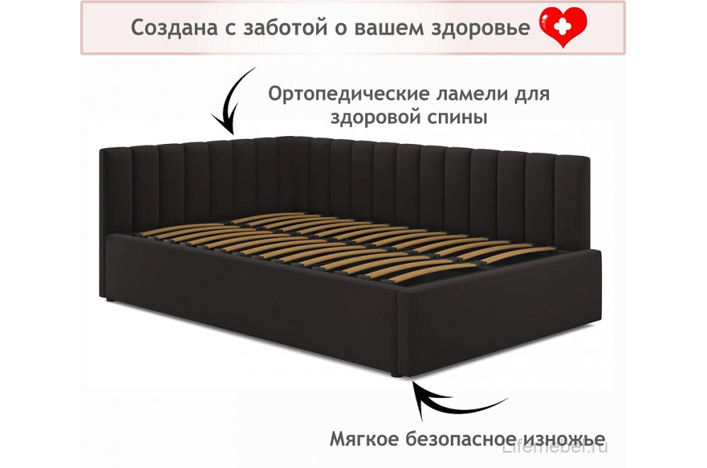 Тахта Венера 120х200 шоколад