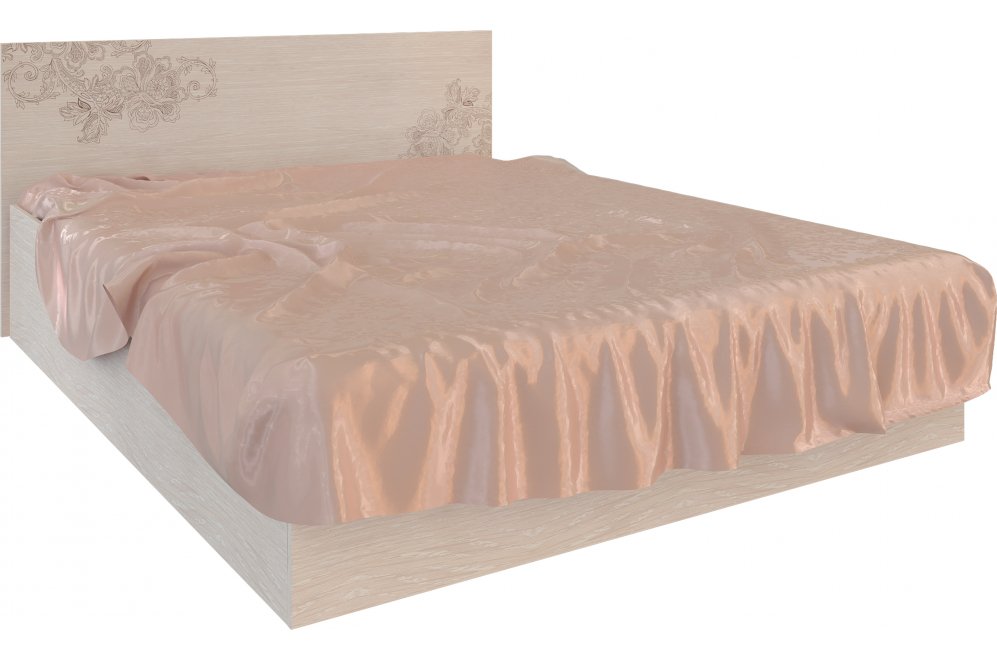 Двуспальная кровать Винтаж 160х200 см дуб атланта с матрасом