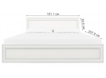 Полутораспальная кровать Tiffany с матрасом