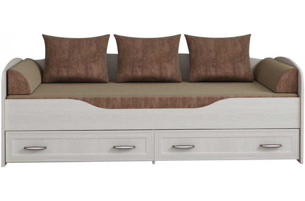 Односпальная кровать Колибри 80 х 190 см бодега с матрасом