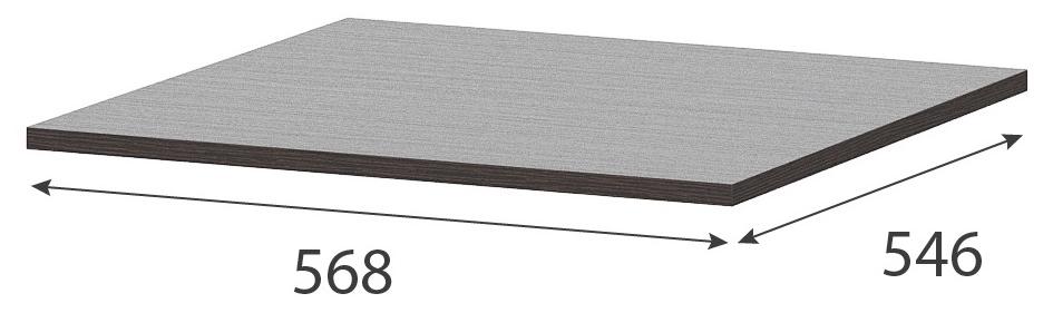 Полка Берген серия 2 дуб венге