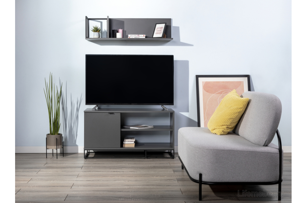 Полка City графит