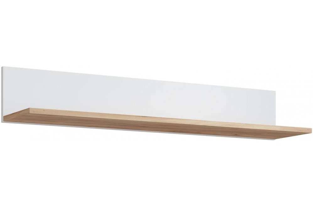 Полка Эмилия ЭЛ-10 дуб крафт золотой / меренга