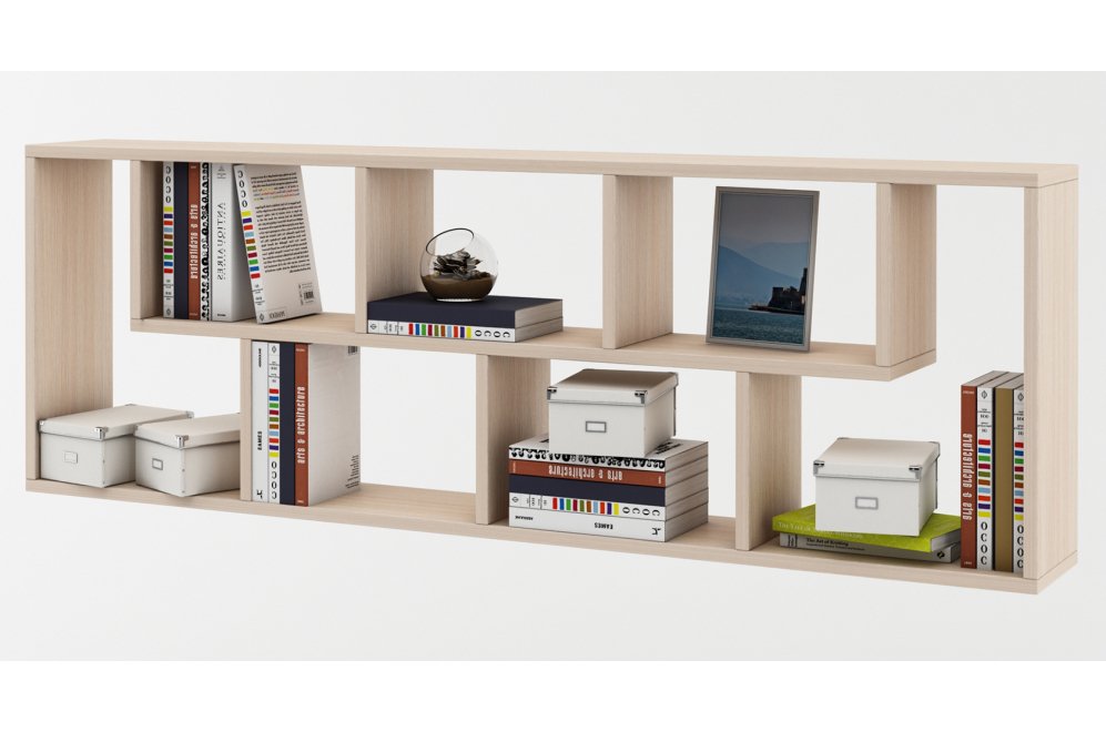 Полка Лайт-25 дуб молочный