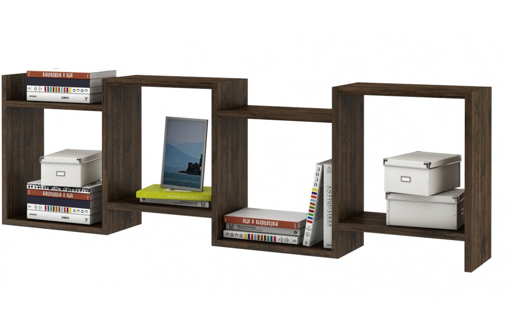 Полка Лайт-33 дуб апрель тёмный