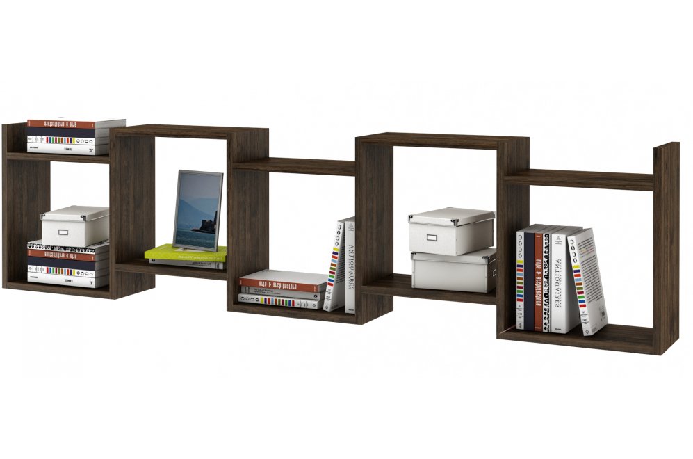 Полка Лайт-34 дуб апрель тёмный