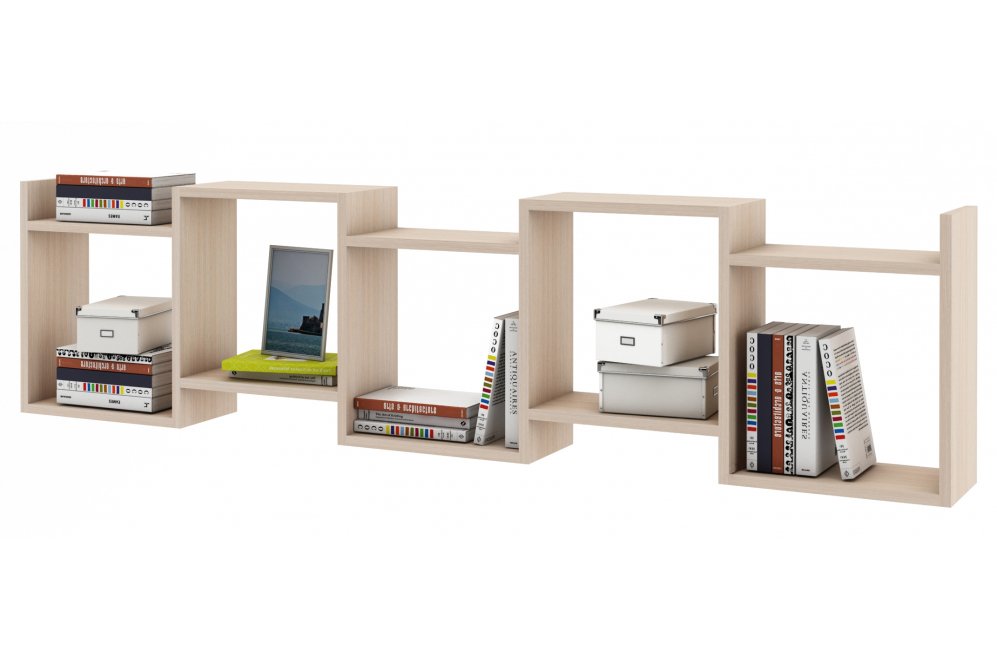 Полка Лайт-34 дуб молочный