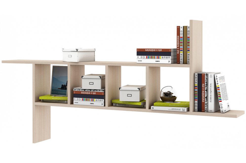 Полка Лайт-38 дуб молочный