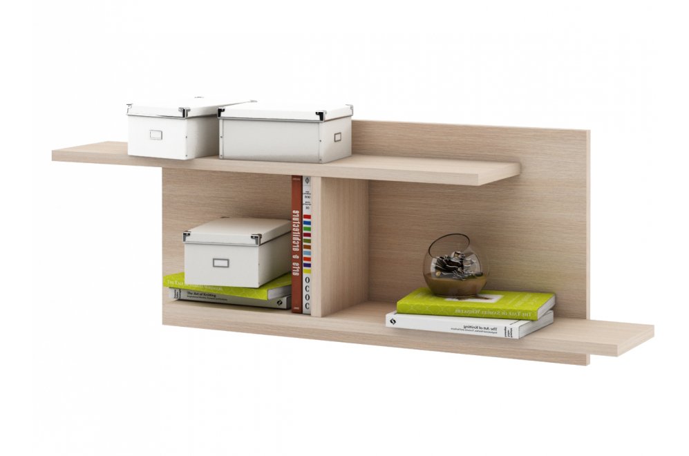 Полка Лайт-44 дуб молочный