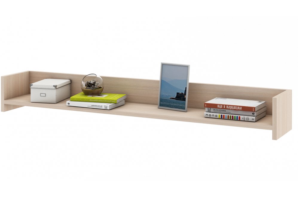 Полка Лайт-49 дуб молочный