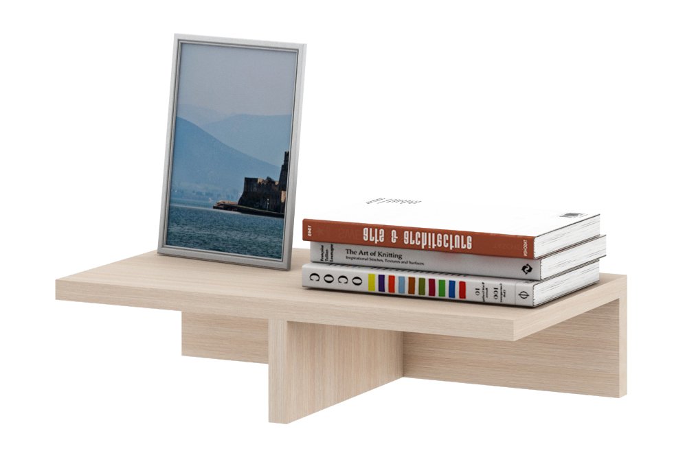 Полка Лайт-50 дуб молочный