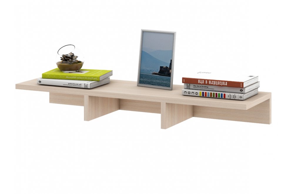 Полка Лайт-51 дуб молочный