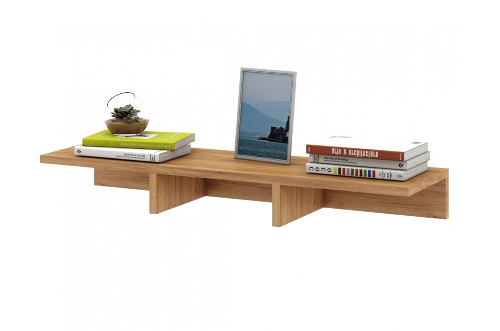 Полка Лайт-51 дуб золотистый