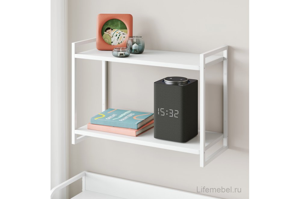 Полка Leset Стилвуд 22 белый