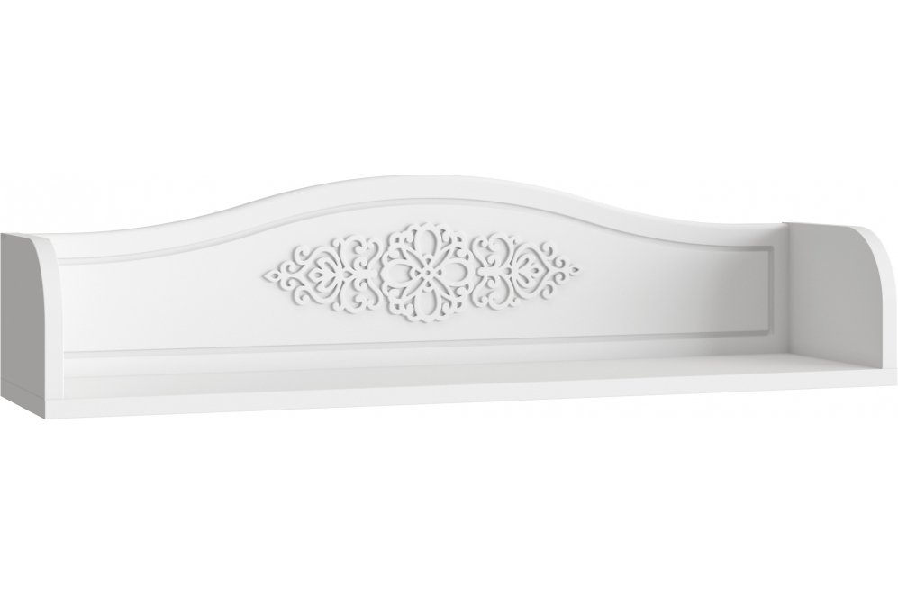 Полка настенная Ассоль АС-49 белое дерево