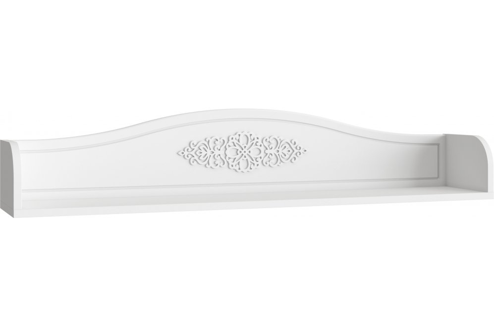 Полка настенная Ассоль АС-50 белое дерево