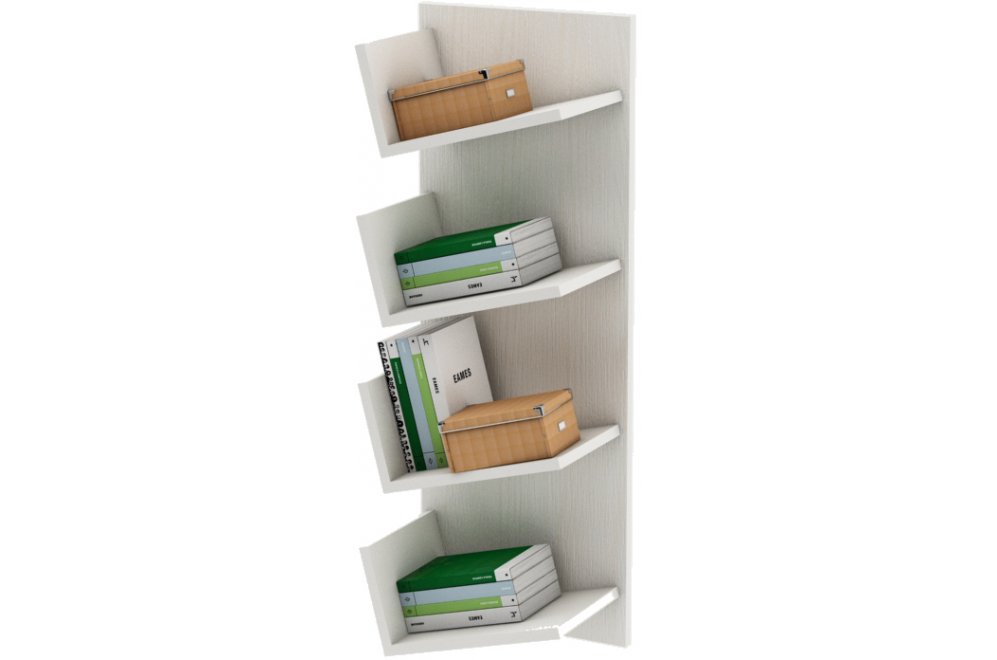 Полка настенная Чайка-2 белый