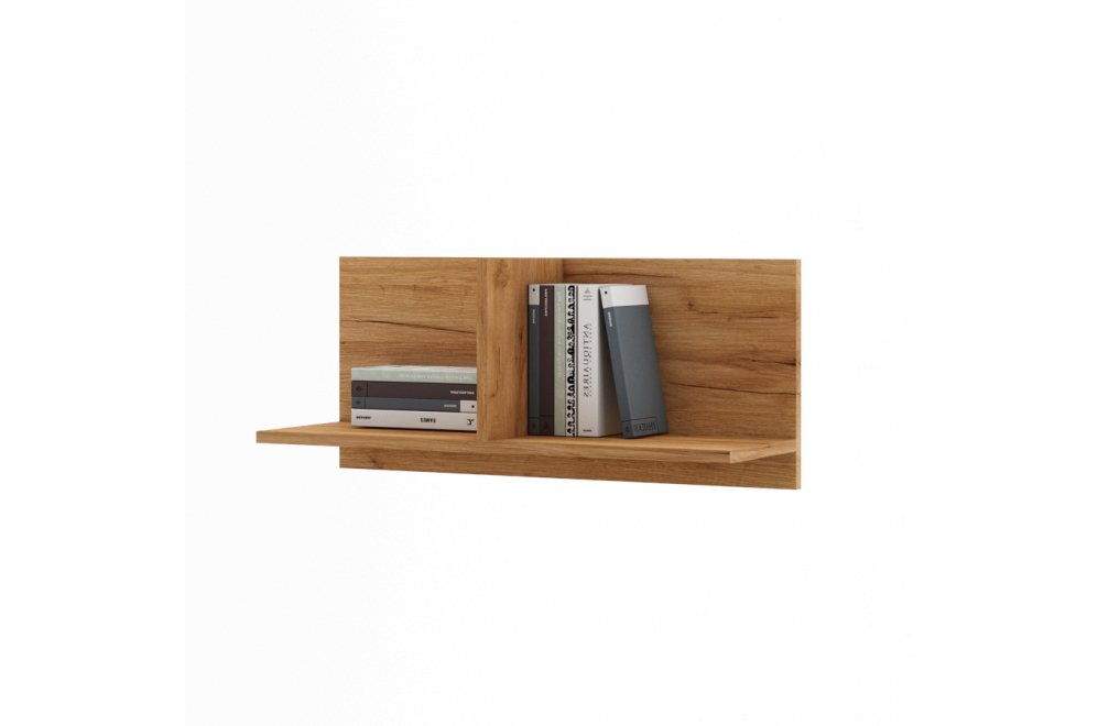 Полка настенная Джой-1 дуб золотистый