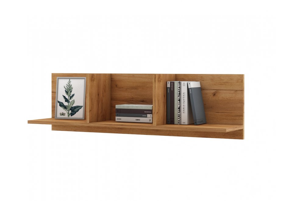 Полка настенная Джой-2 дуб золотистый