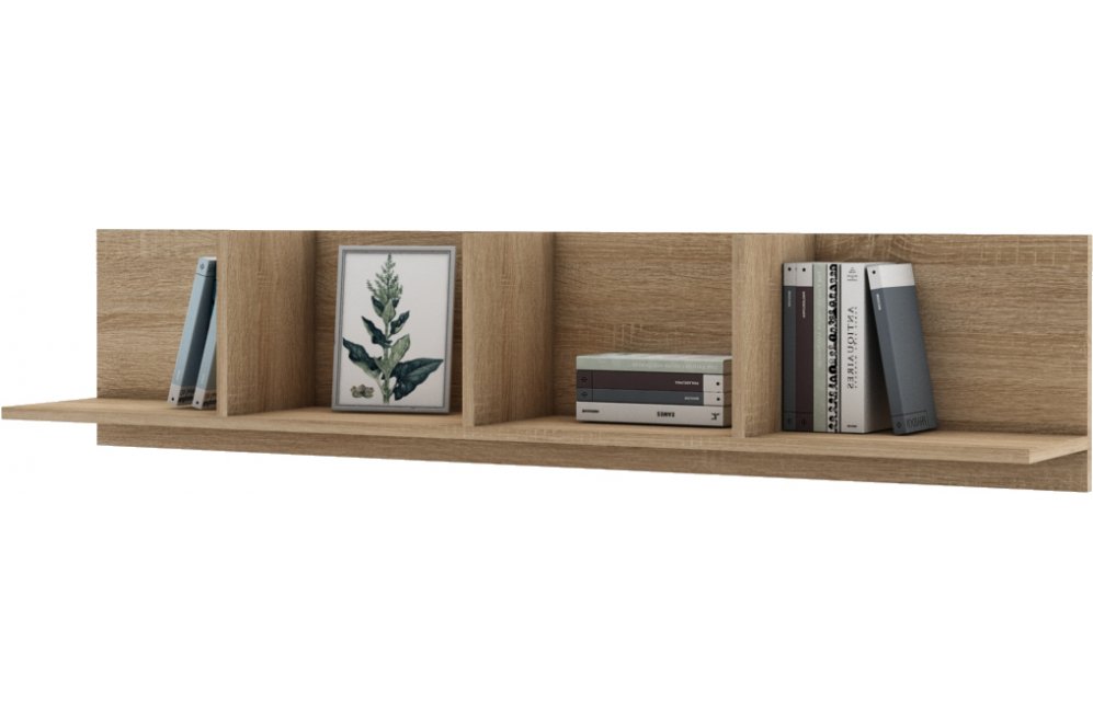 Полка настенная Джой-3 дуб сонома