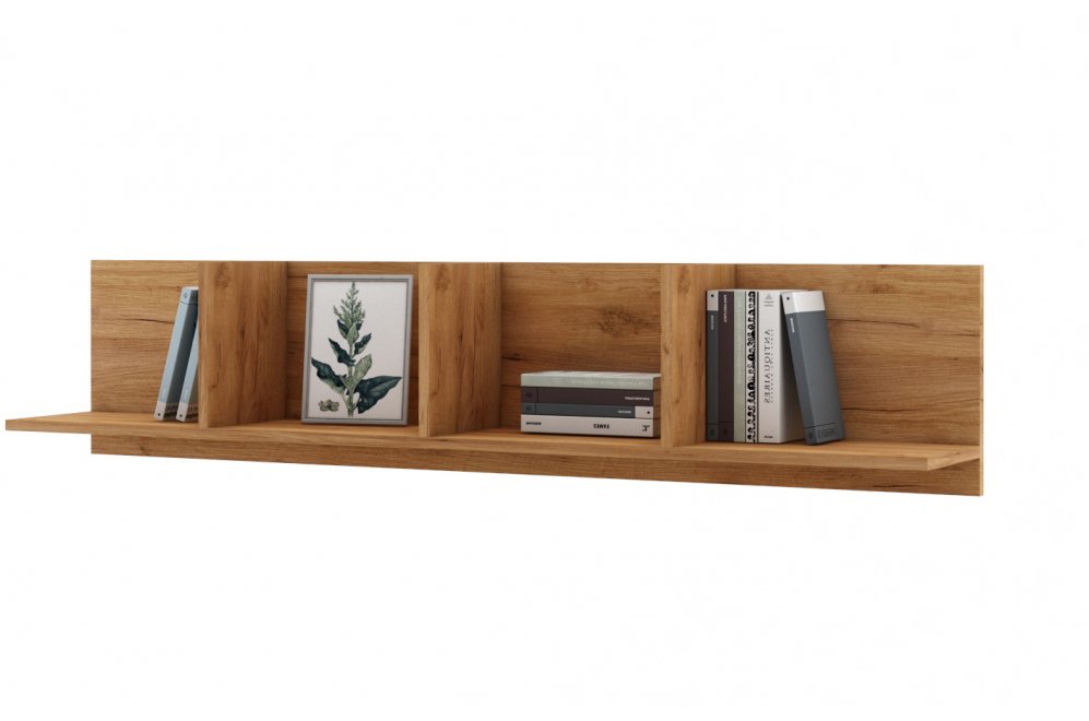 Полка настенная Джой-3 дуб золотистый