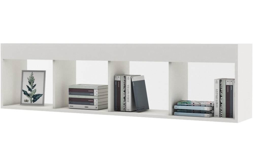 Полка настенная Эстри-3 белый