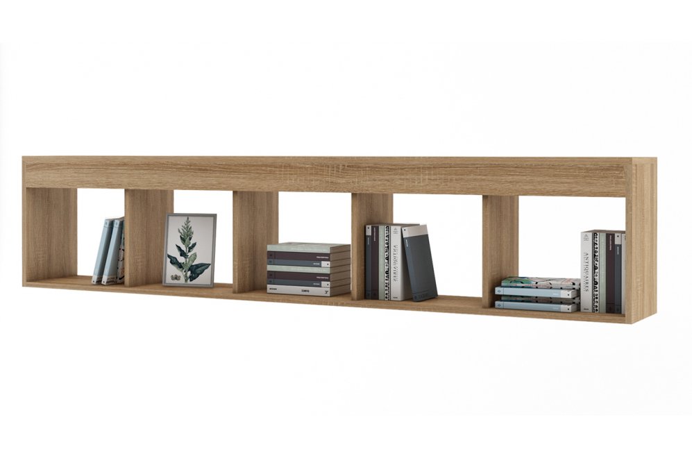 Полка настенная Эстри-4 дуб сонома