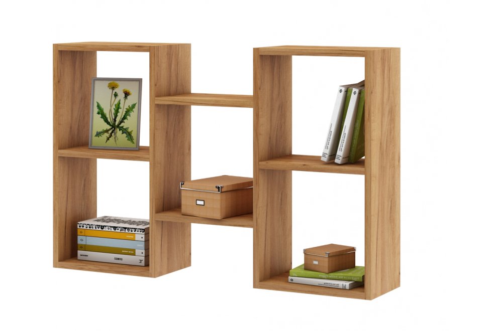 Полка настенная Флэш-10 дуб золотистый