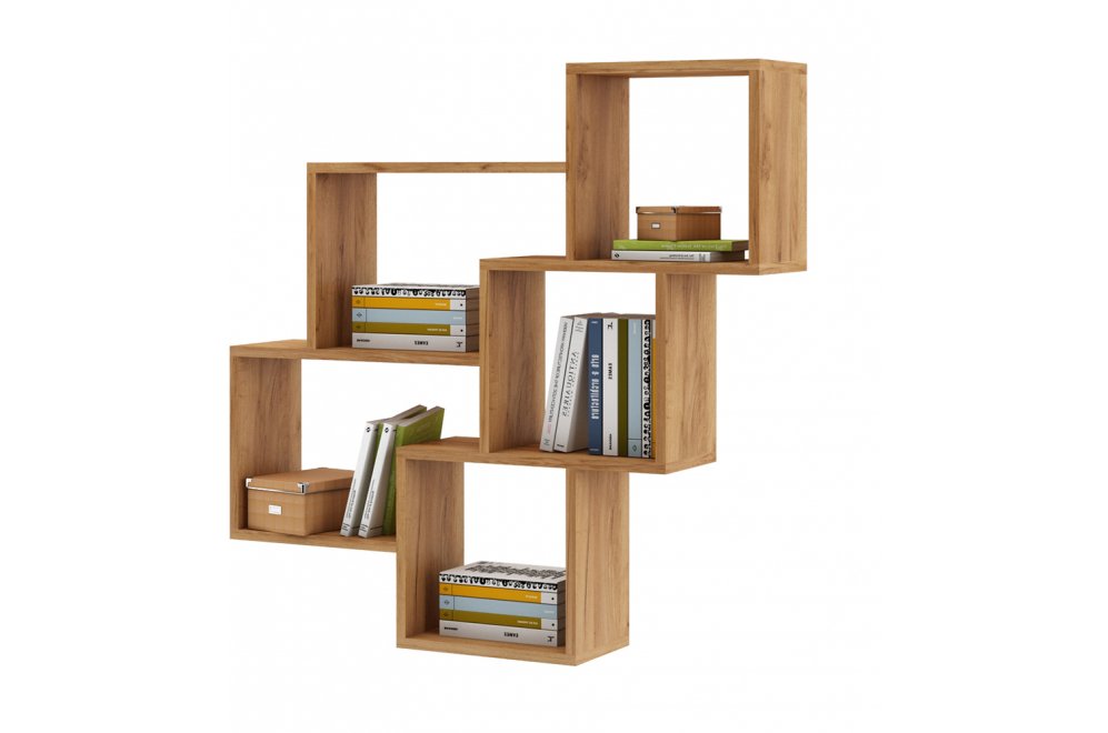 Полка настенная Флэш-11 дуб золотистый