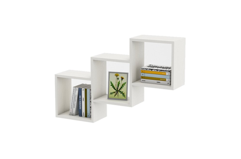 Полка настенная Флэш-2 белый