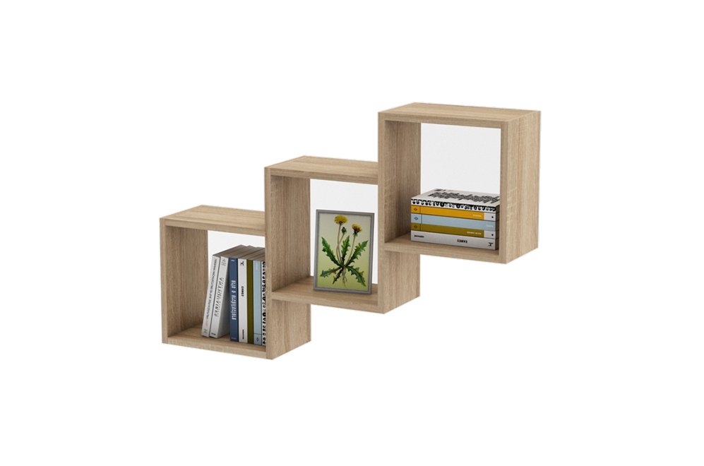 Полка настенная Флэш-2 дуб сонома