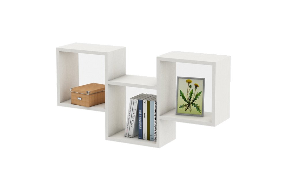 Полка настенная Флэш-3 белый