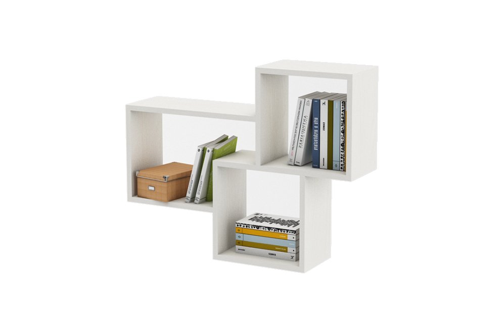 Полка настенная Флэш-4 белый