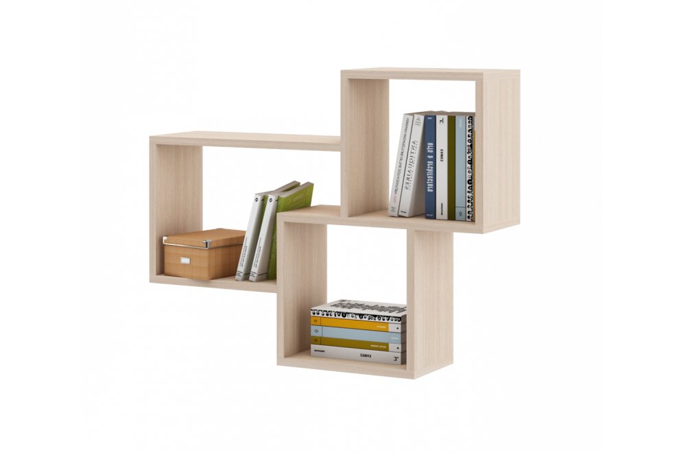 Полка настенная Флэш-4 дуб молочный