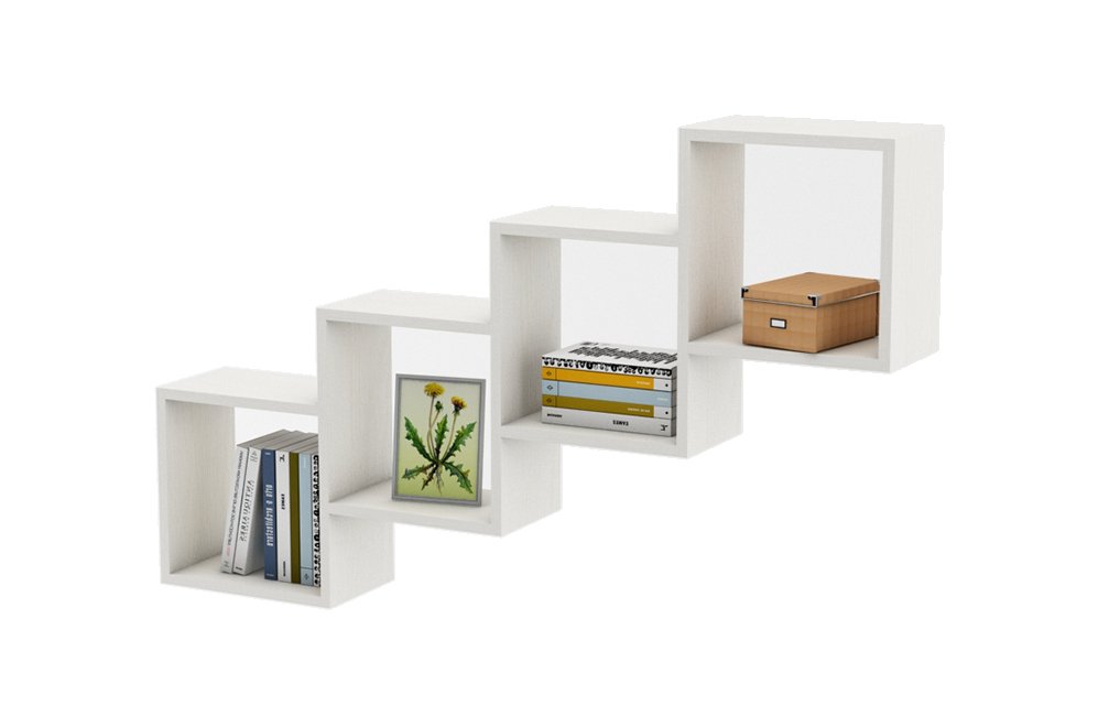 Полка настенная Флэш-5 белый