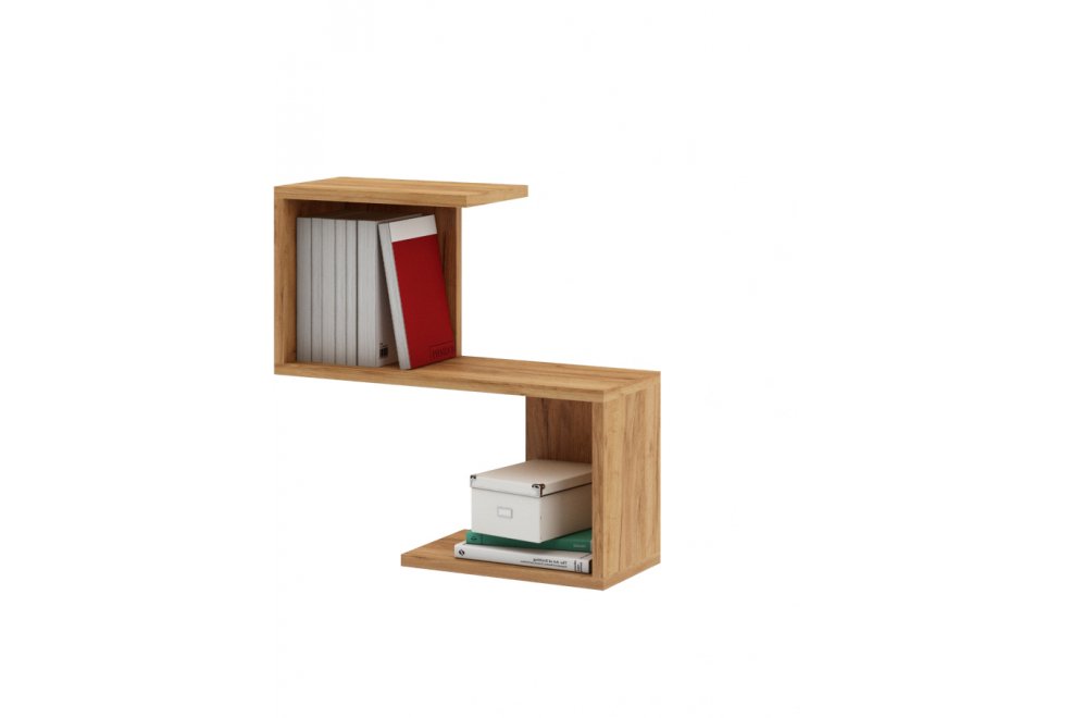 Полка настенная Грейс-1 дуб золотистый