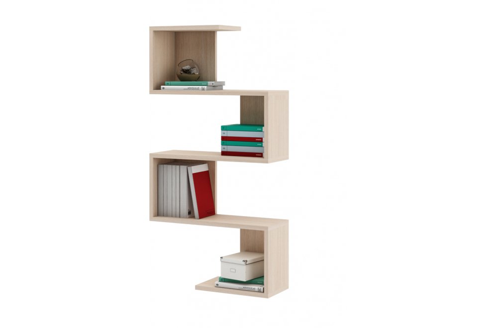 Полка настенная Грейс-2 дуб молочный