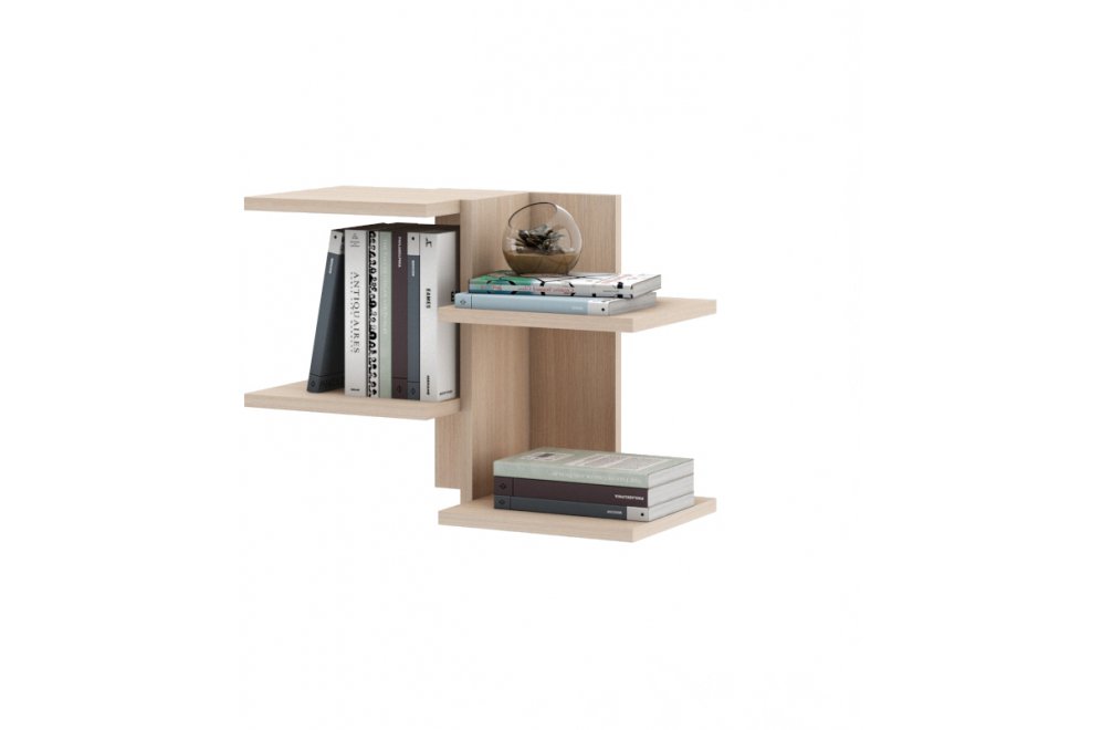 Полка настенная Кевин-1 дуб молочный