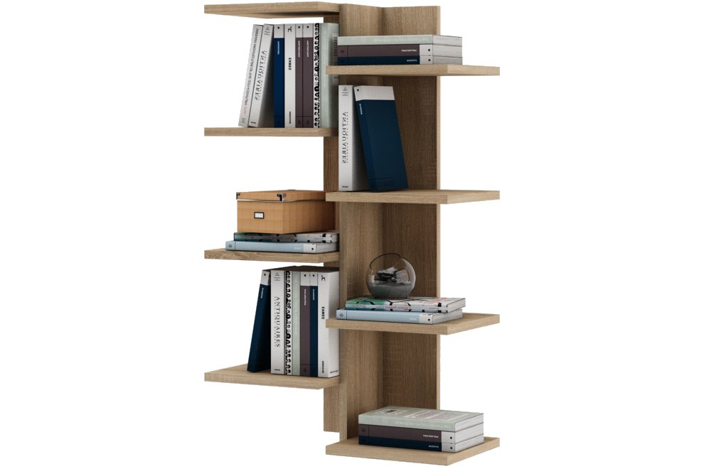 Полка настенная Кевин-3 дуб сонома