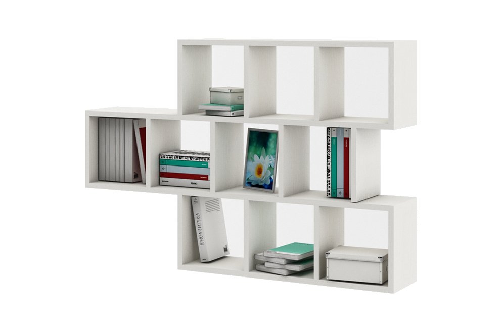 Полка настенная Вайс-6 белый