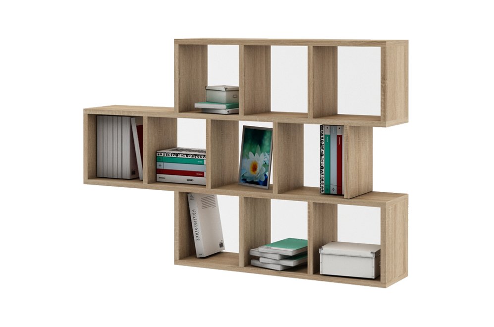 Полка настенная Вайс-6 дуб сонома